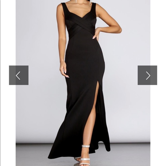 Black Formal Dress - Picture 3 of 4